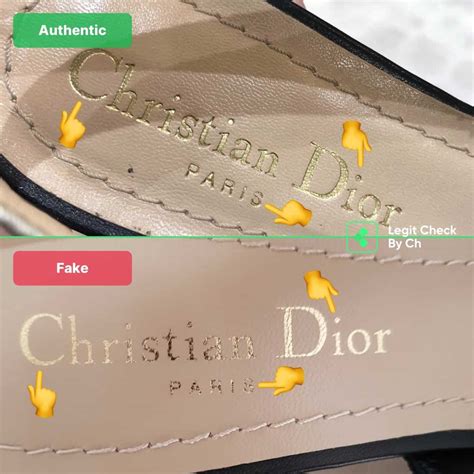 christian dior real vs fake|genuine dior logo.